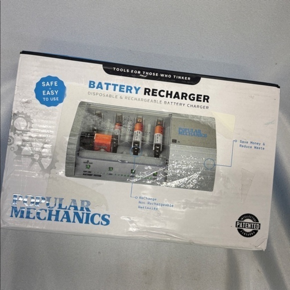 Popular Mechanics Battery Recharger disposable & rechargeable battery charger